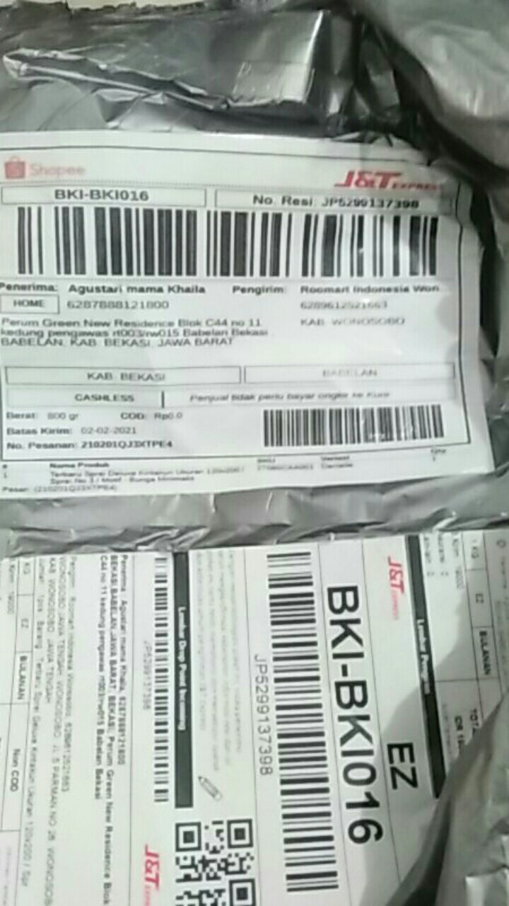 Terbaru Sprei Deluxe Kintakun Ukuran 120x200 / Sprei No.3 / Motif - Bunga Minimalis