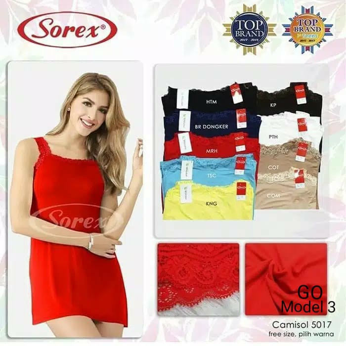 gos Sorex Camisol Renda (Camisol Viscose) Tanktop Renda Sorex