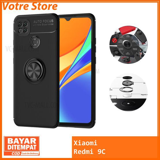 VOTRE Case Autofocus For Xiaomi Redmi 9C Autofocus Magnetic Ring