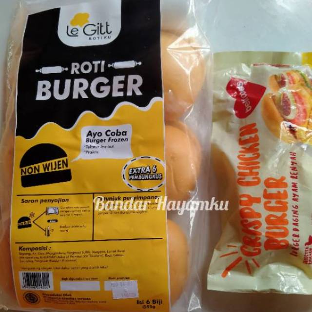 

Paket Burger ayam Isi 6