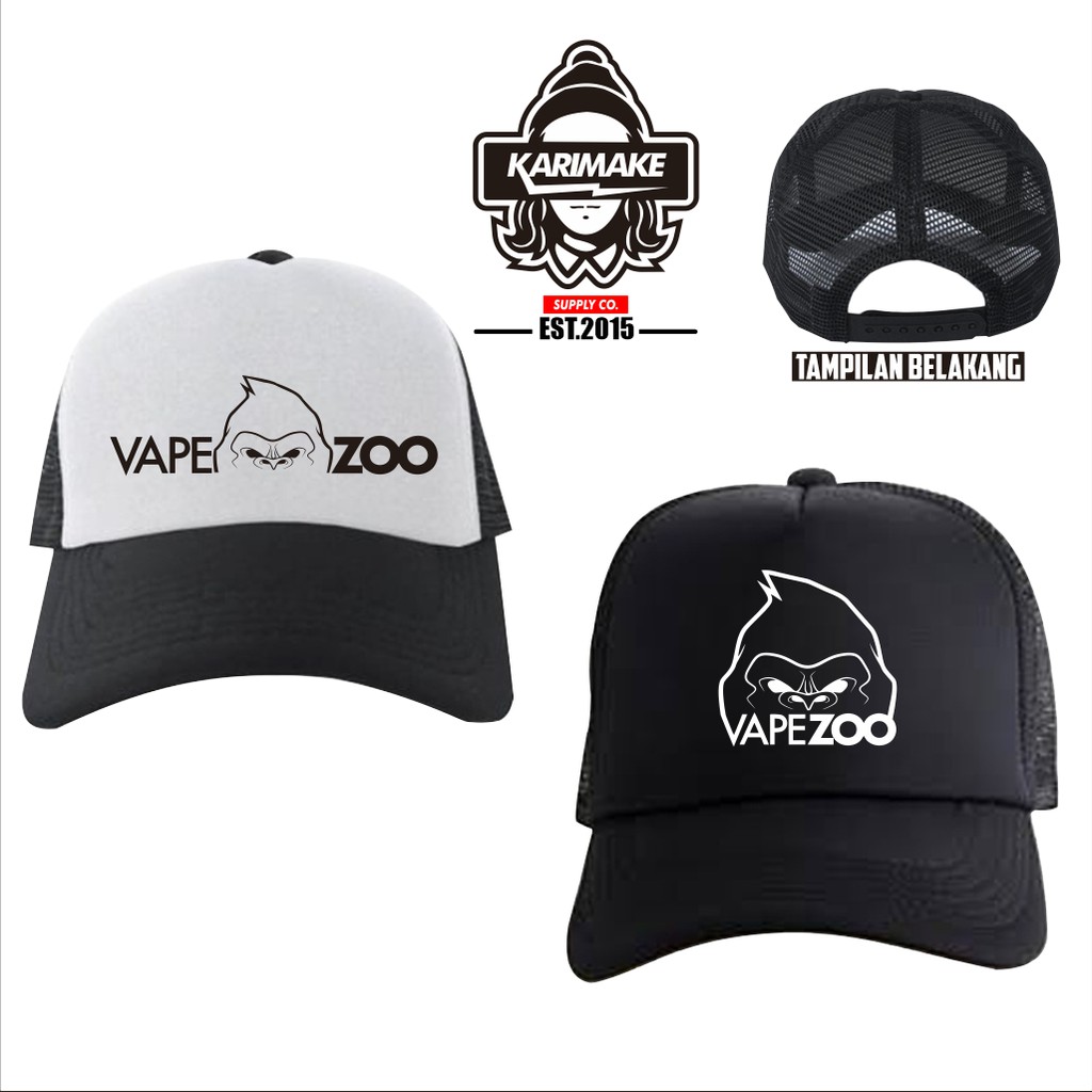 Topi Trucker Vapezoo Topi Jaring
