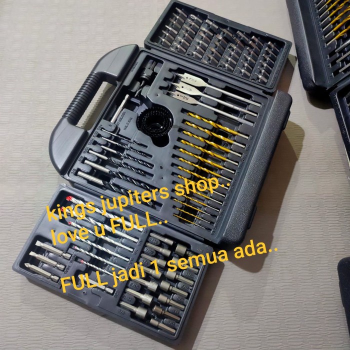 Full Mata Bor Beton Besi Kayu Kipas Jld Holesaw Mata Obeng Bit Set Jld