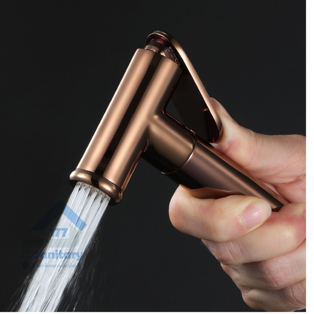 Jet shower ROSE GOLD Bidet KUNINGAN -Shower cebok bidet washer kloset brass unik uniq antik tebal  rosegold /B19a