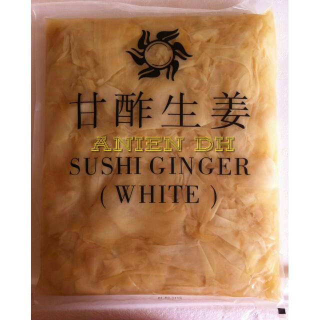 

Sushi ginger gary gari white pink 1kg putih merah