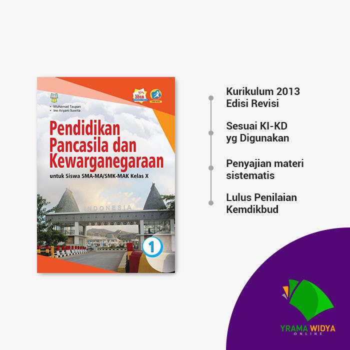 Yrama Widya - Buku PPKn untuk Siswa SMA-MA-MAK Kelas X