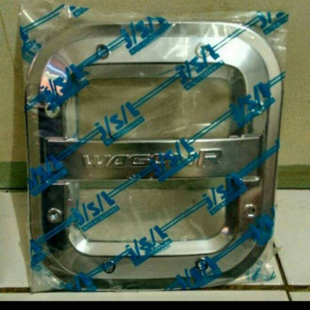 Tank cover/ tutup tangki mobil Wagon R model sporty chrome jsl