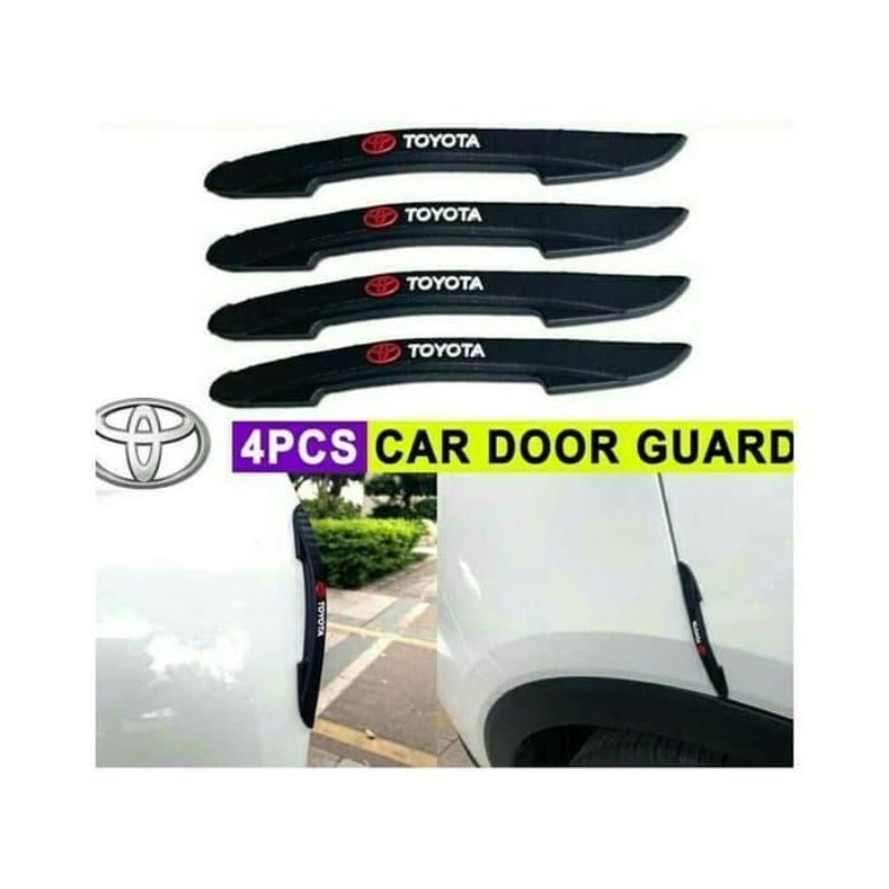 Door Guard Carbon Pelindung Pintu Mobil Logo Toyota RUSH