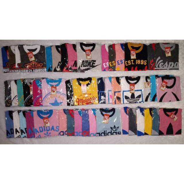 Kaos Anak Distro Motif Karakter Anak laki - laki perempuan 