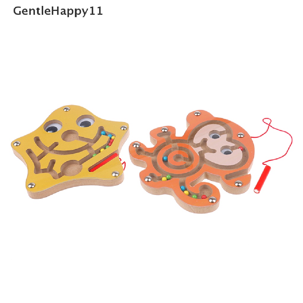 Gentlehappy Mainan Edukasi Anak Model Papan Labirin Mini Magnetik DIY