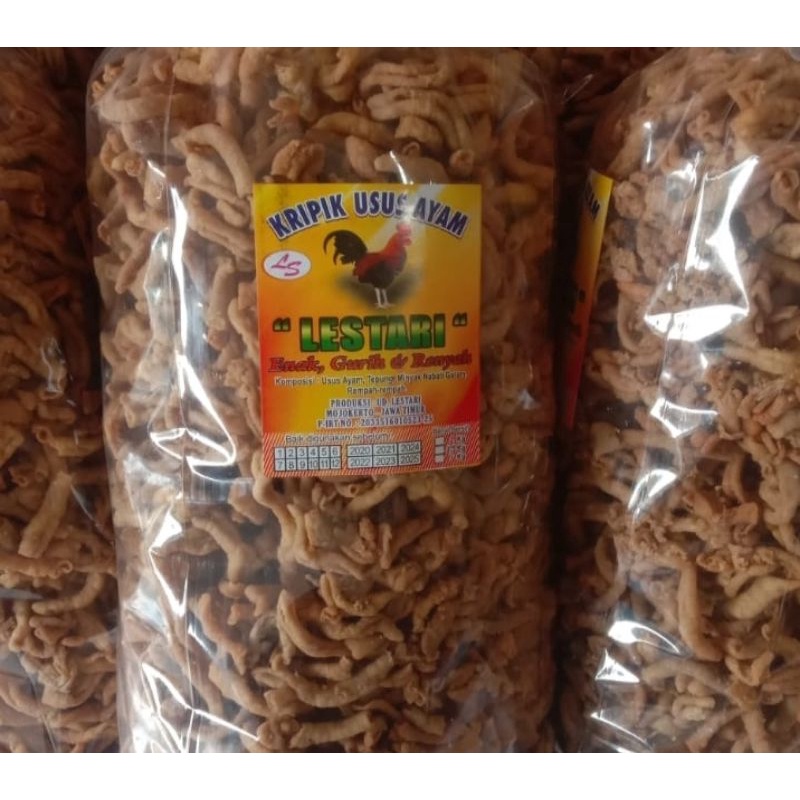 

keripik USUS Ayam Crispy enak 250 gr