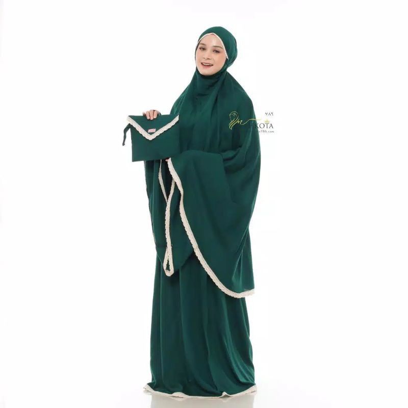 Mukena Travelling Sharla Katun Mikro