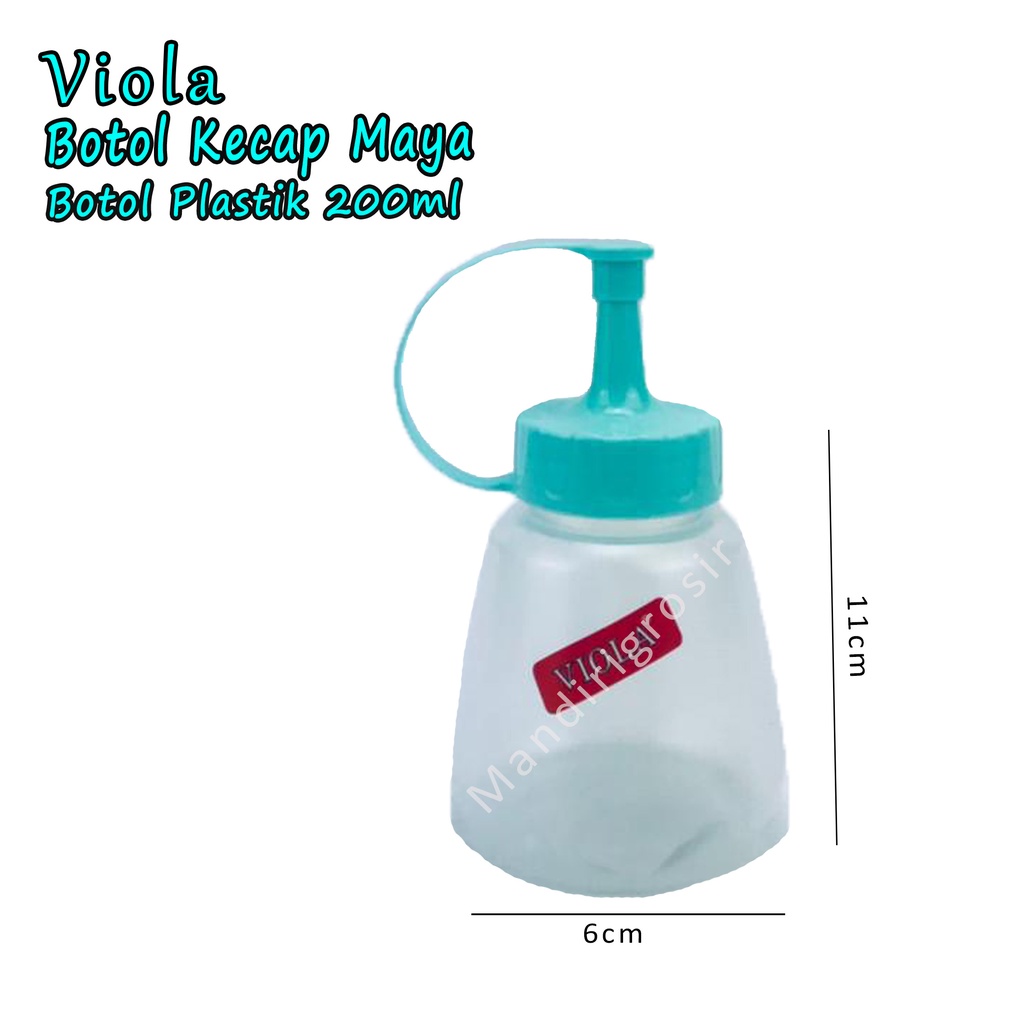 Botol Kecap Maya *Viola * Botol Plastik * 200ml