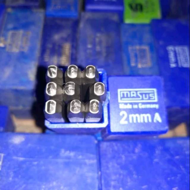 

MASUS Germany Angka Ketok 2 mm Stamp Punch Figure 0-9
