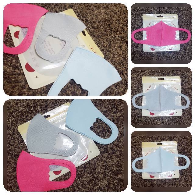 MASKER ANAK BALITA IMPORT ORIGINAL REUSABLE WARNA POLOS SIZE KECIL (BISA PILIH WARNA)