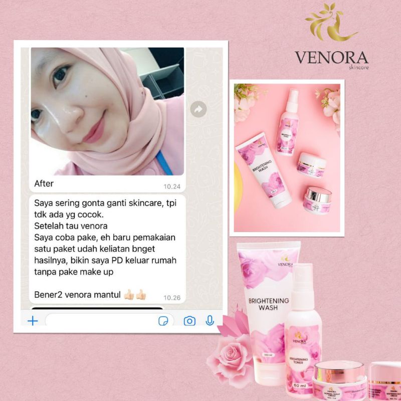 [READY ECER] NORMAL NIGHT CREAM VENORA SKINCARE CREAM MALAM VENORA