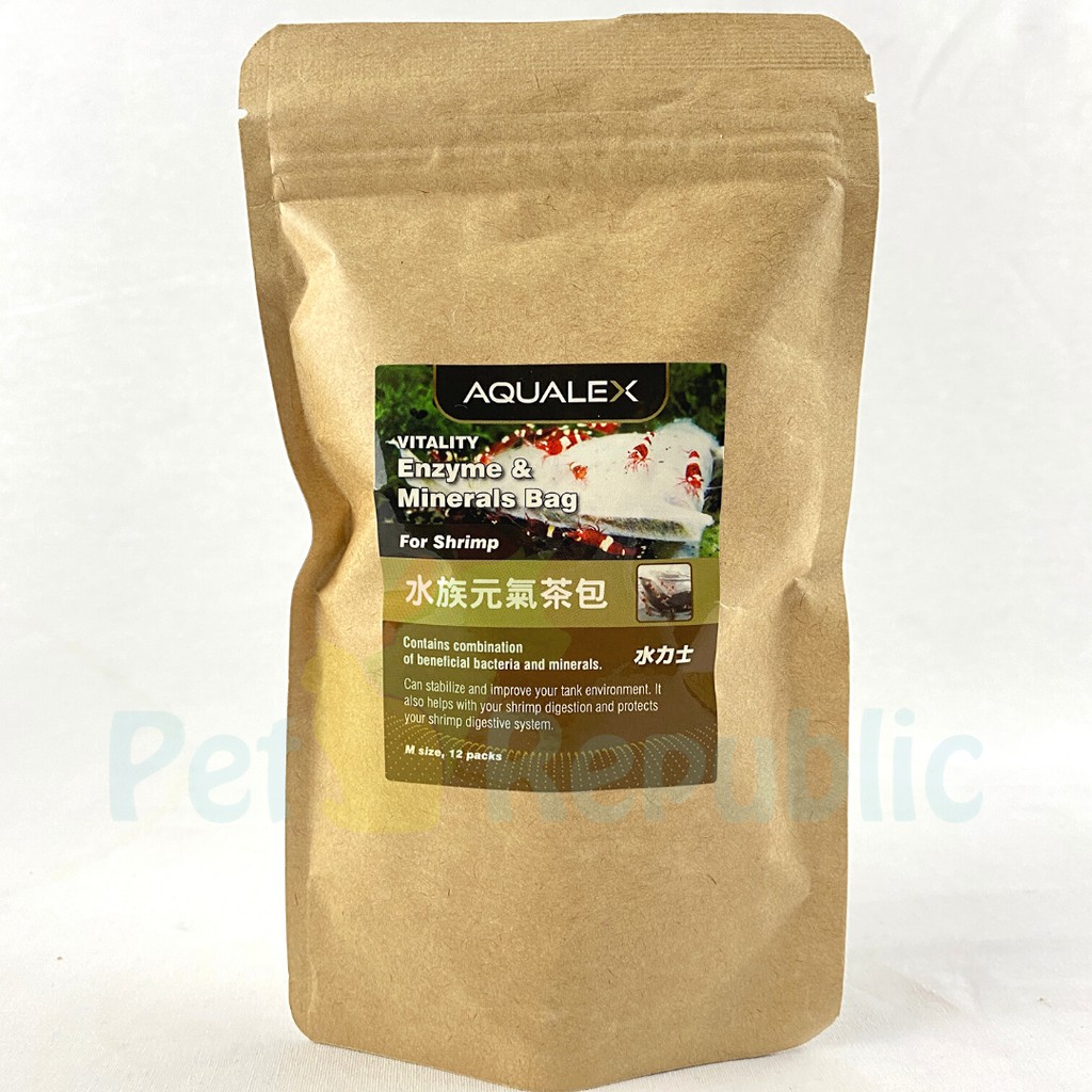 

AQUALEX Vitamin Pencernaan Udang Hias ENZYME and Mineral Bag