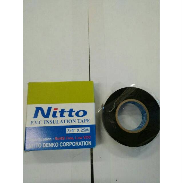 Isolasi Kabel Listrik Nitto Selotip Kabel Listrik Lakban Kabel Listrik