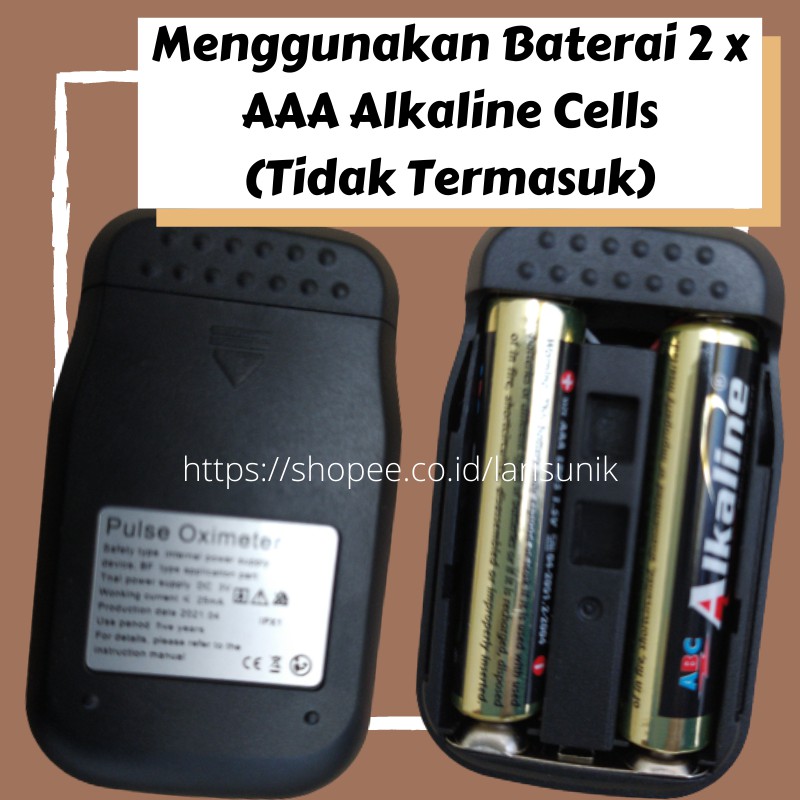 Oximeter pengukur kadar oksigen spo2 detak jantung A02 saturasi Oksigen fingertip  Alat Oxymeter