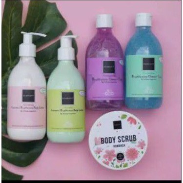 D&Dshop paket 3in1 scarlet bpom,hb scarlet,scrub scarlet,paket perawatan tubuh,scarlet bpom 100%ori