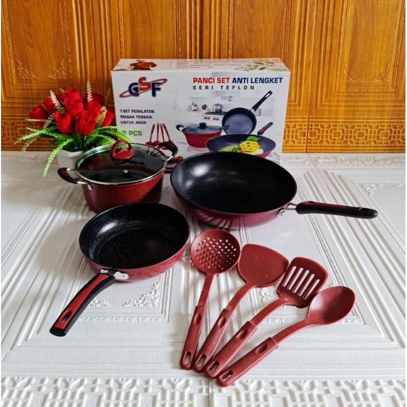 GSF PANCI TEFLON SET ANTI LENGKET