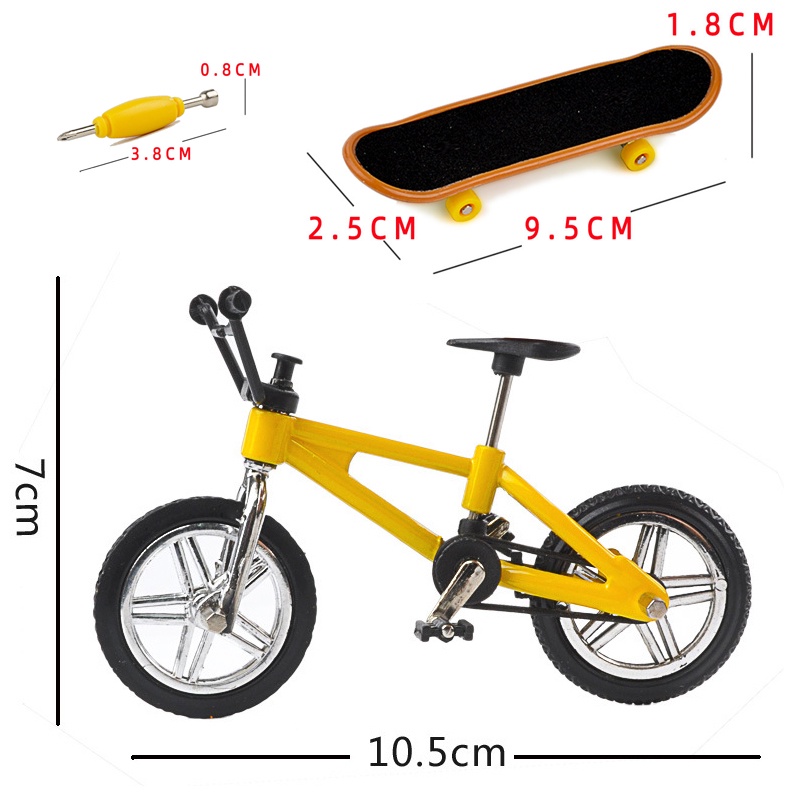 Mainan Skateboard Jari Mini Bahan Alloy Untuk Anak Laki-Laki