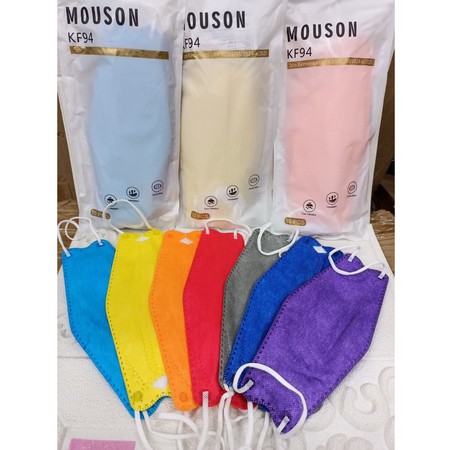 MASKER KF94 MASKER KF 94 MASKER KOREA 4PLY ISI 10pc - WARNA