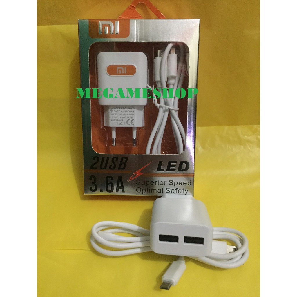 Super Fast Charging 1709 Output 2.1 A  Superior Speed XIAOMI Xiomi Ori Handphone ASUS SAMSUNG_MGM27