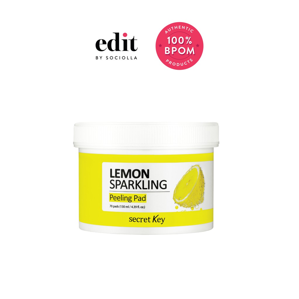 

Secret Key Lemon Sparkling Peeling Pad Edit by Sociolla