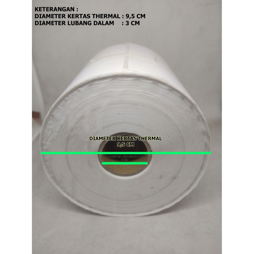 Kertas Sticker Label Barcode Thermal A6 100mm x 150mm isi 350 pcs - 250 pcs