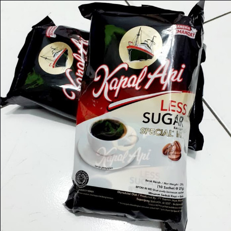 

Kapal Api Special Mix Kopi Less Sugar Pack 10 (Isi 10 Sachet @ 21 Gr)