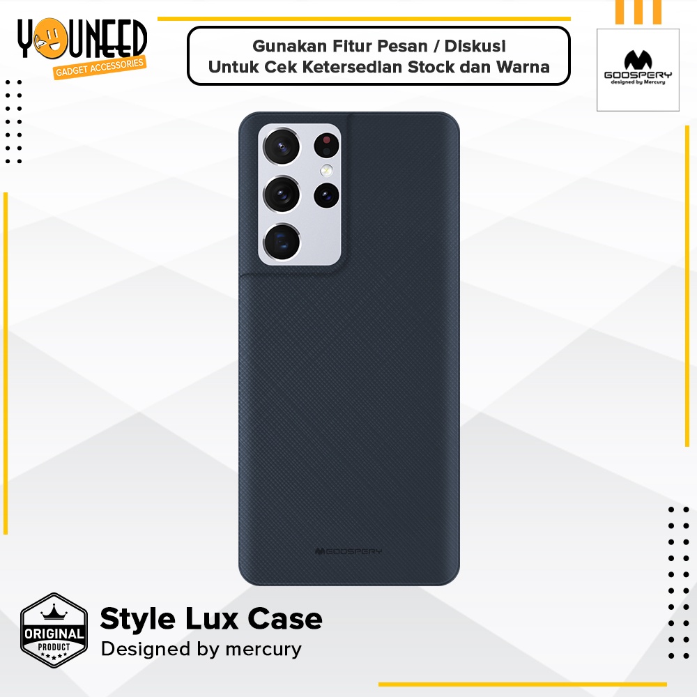 Casing Softcase Samsung S21 Ultra G998 Goospery Style Lux Jelly Case