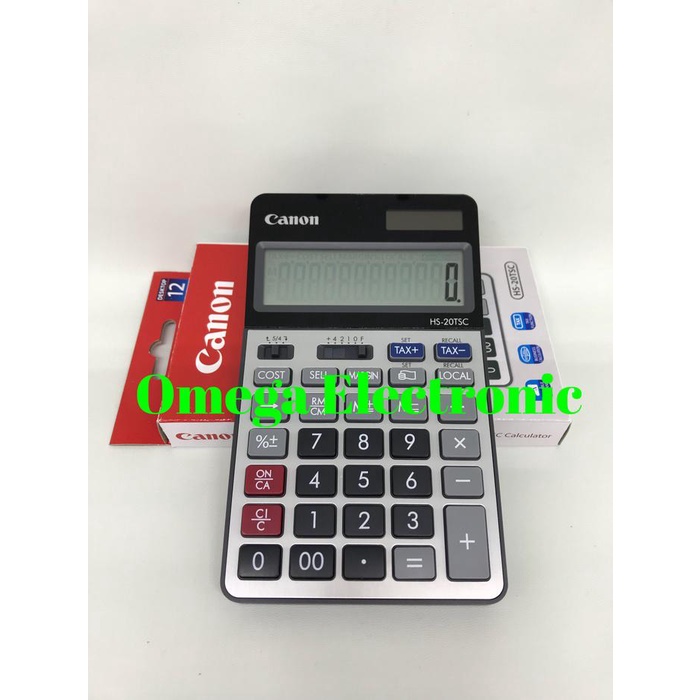 

PROMO! Canon HS-20TSC - Calculator Desktop Kalkulator Meja Kantor 12 Digits |Kalkulator