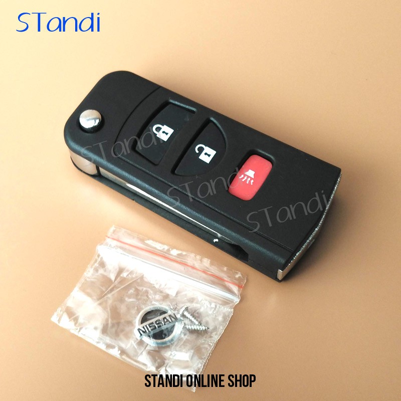 Casing Kunci Lipat Flip Key Rumah Kunci Nissan Grand Livina Livina X-Gear