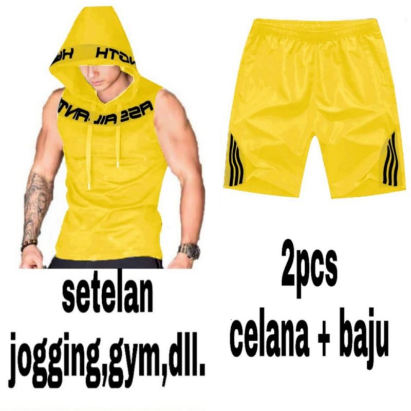 STELAN JOGGING / SET PRIA ASSA/BAJU SETELAN COWOK / BAJU SET GYM PRIA / SET OLAHRAGA /STELAN PRIA]