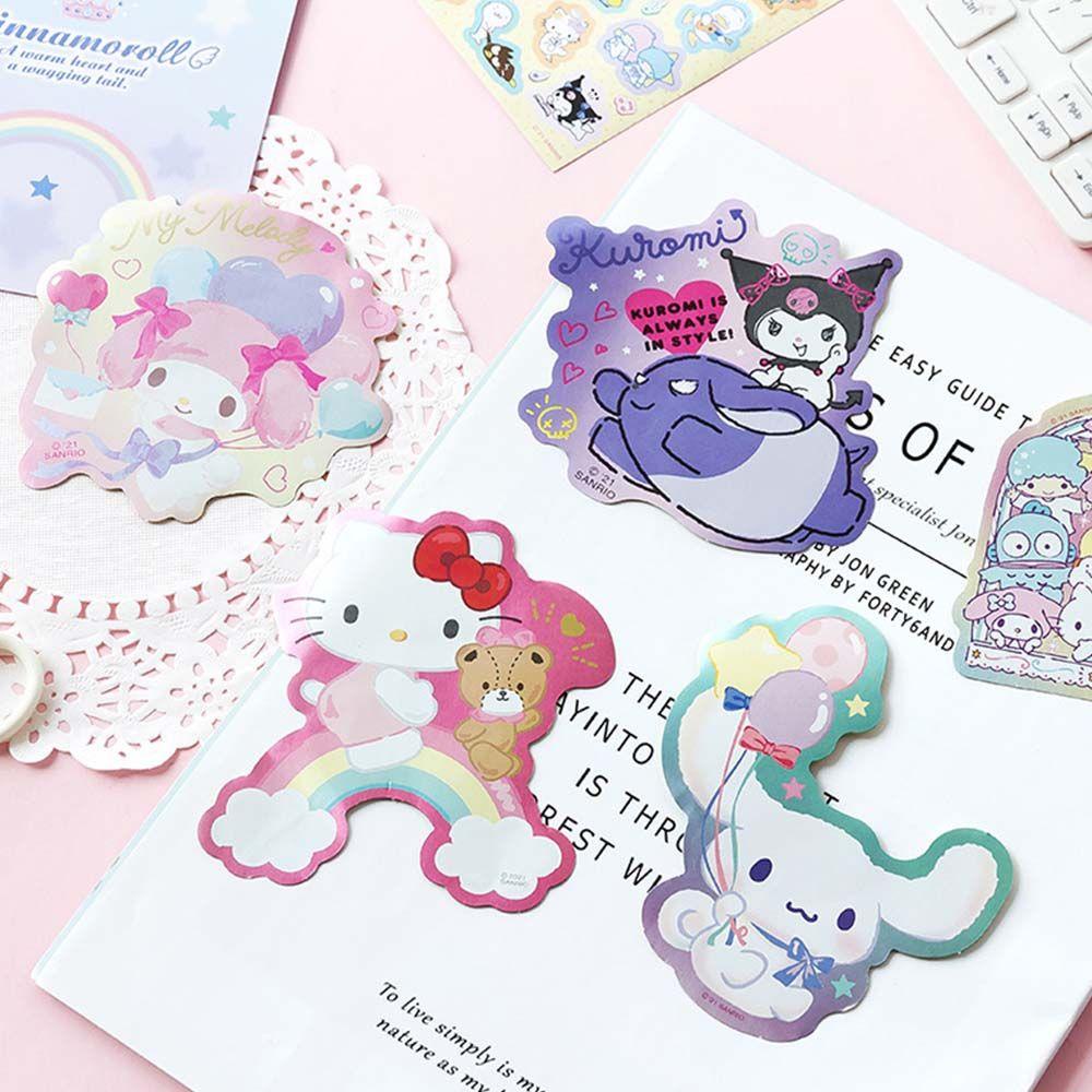 Set Stiker Motif Kartun Kawaii Tahan Air Untuk Dekorasi Scrapbook