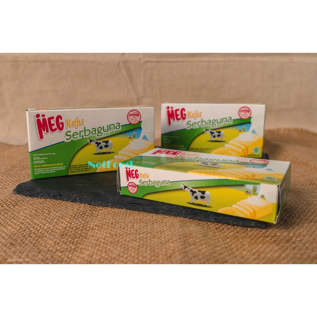 

MEG KEJU CHEDDAR HIJAU 170Gr - CHEDDAR CHEESE - KEJU SERBAGUNA