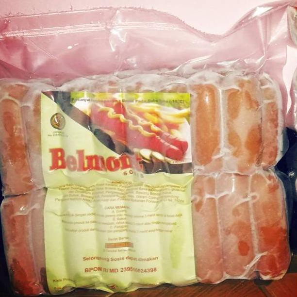 

(Star PluS AR 2Ap9AZ) Sosis sapi merk belmont berat 500gr isi 33pcs ☍