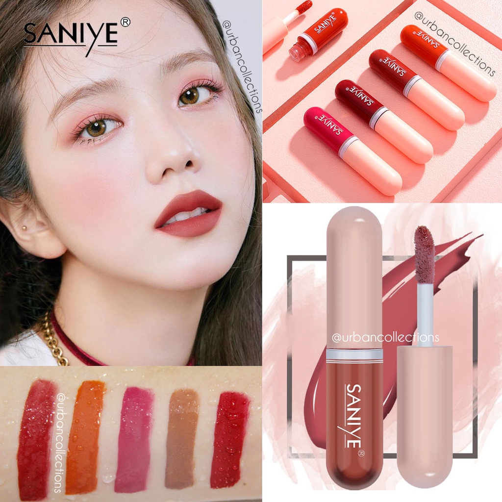 TERMURAH- Lameila 1041 lip glaze lip nude ready 6 warna TAHAN AIR TRANSFERPROOF