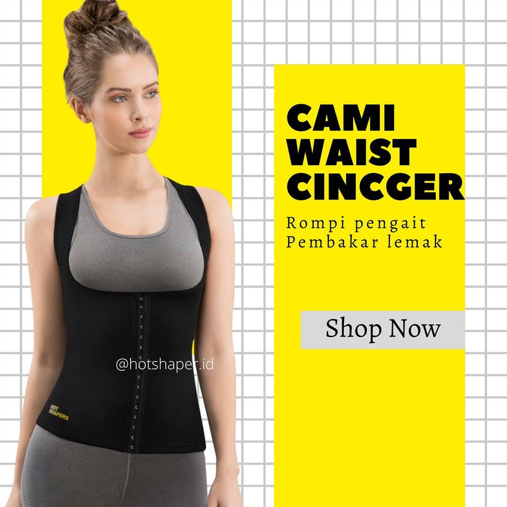 Hot shapers cami chincer pakaian dalam korset pembakar lemak wanita