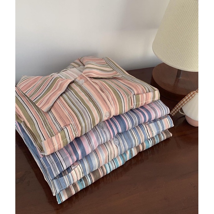 ALMON STRIPE SHIRT C3