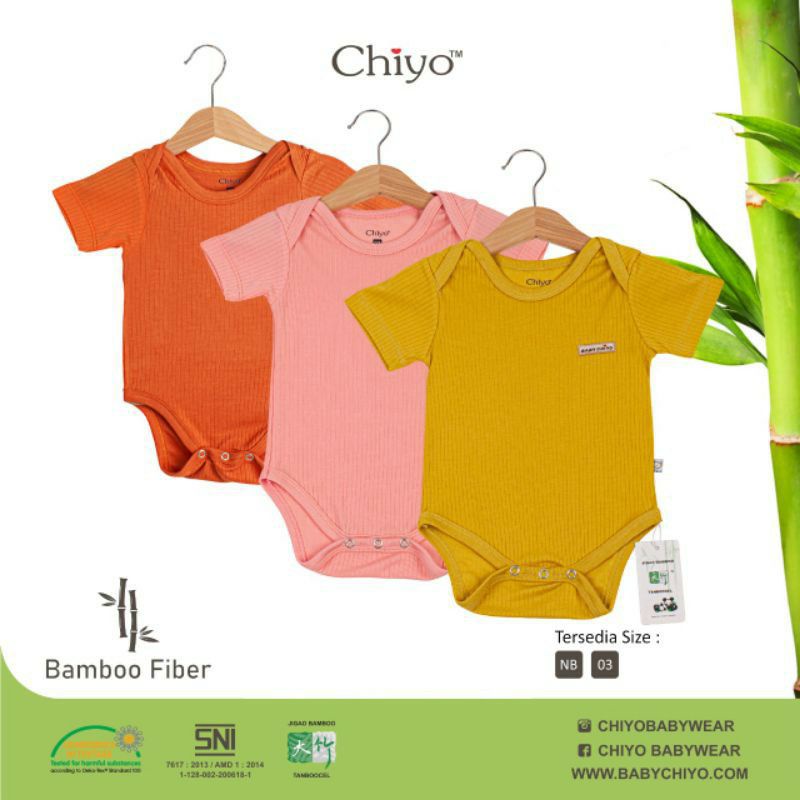 JUMPSUIT PENDEK CHIYO BAMBO NB 0-3M