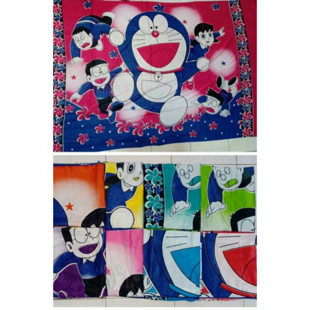 Kain pantai doraemon tebal/selimut anak