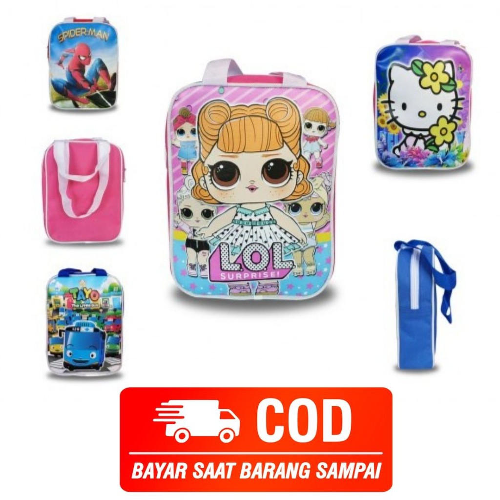 Tas Karakter Anak Ultah Perempuan Wanita Laki Cowok