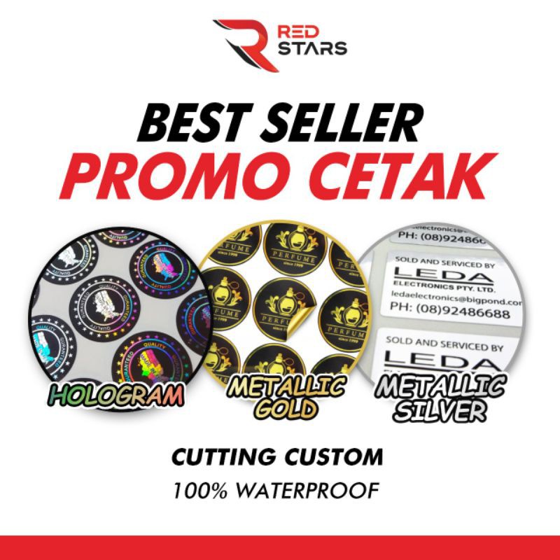 

Stiker Silver / Gold / Hologram (PRINT + CUT)