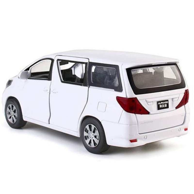 Diecast Mobil Toyota Alphard Miniatur Mobil Mainan Pajangan