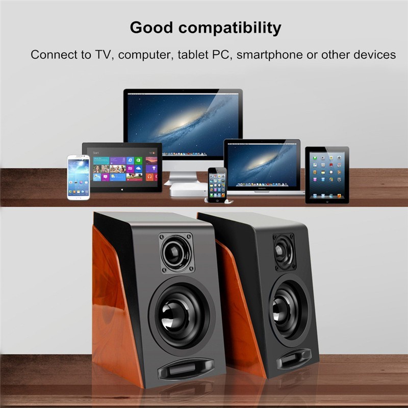 SET 2 PCS Speaker Aktif HiFI 2.0 Channel USB