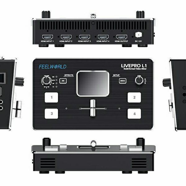 FEELWORLD LIVEPRO L1 MULTI FORMAT VIDEO SWITCHER 4 X HDMI INPUTS