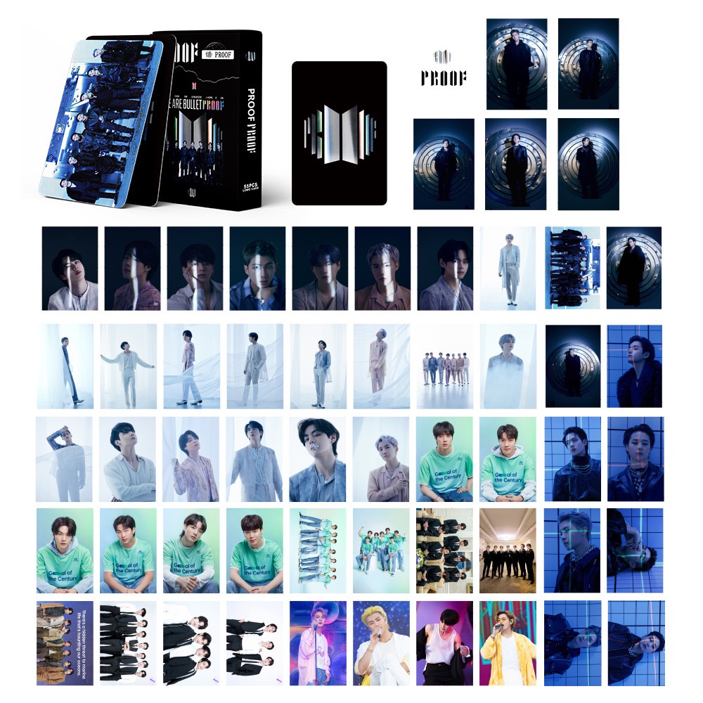 55pcs Kartu Foto BTS Army FESTA Lomo JUNGKOOK V JIMIN JIN