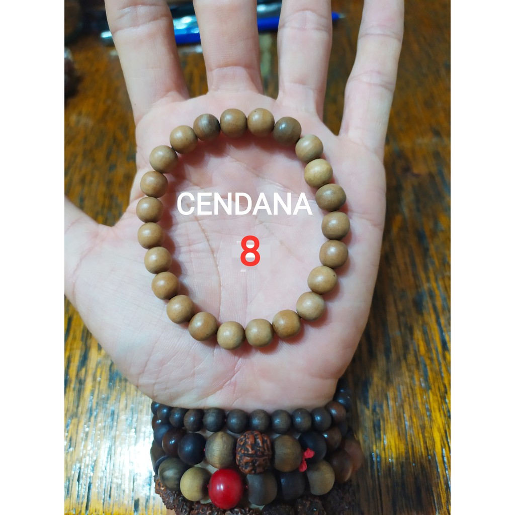 8 Gelang Kayu Cendana 8mm Shopee Indonesia