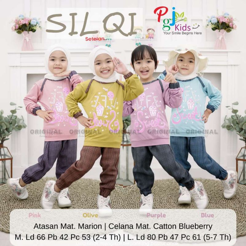 SETELAN ANAK SILQI KIDS Original by PGJ Kids